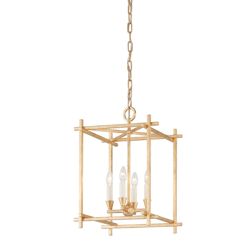 Troy Lighting Huck VINTAGE GOLD LEAF 15W x 15L x 21.25H Pendant