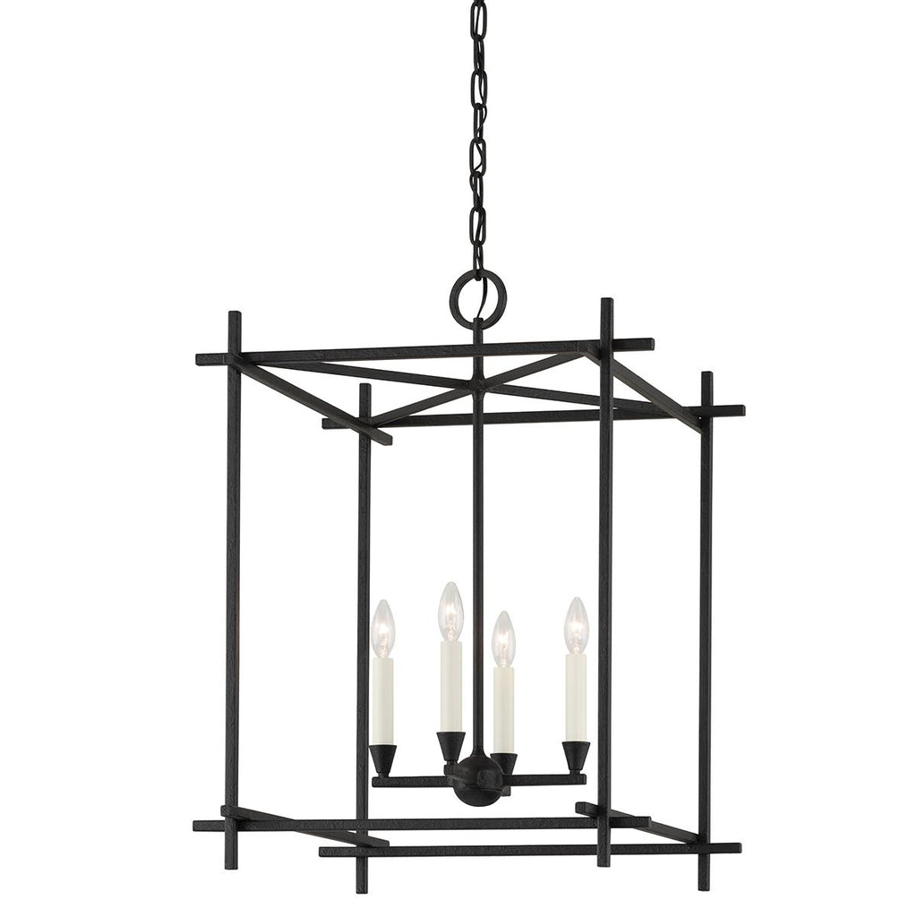 Troy Lighting Huck BLACK IRON 22W x 22L x 29.75H Pendant