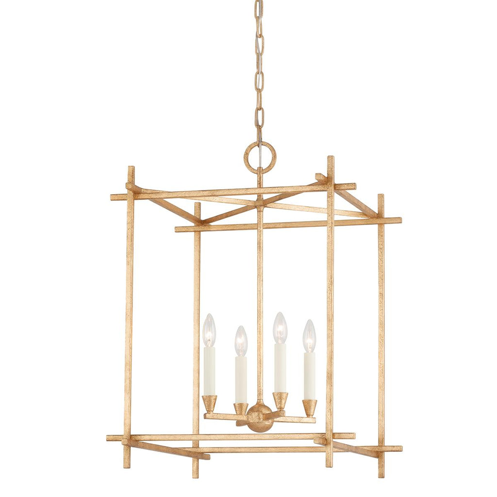 Troy Lighting Huck VINTAGE GOLD LEAF 22W x 22L x 29.75H Pendant