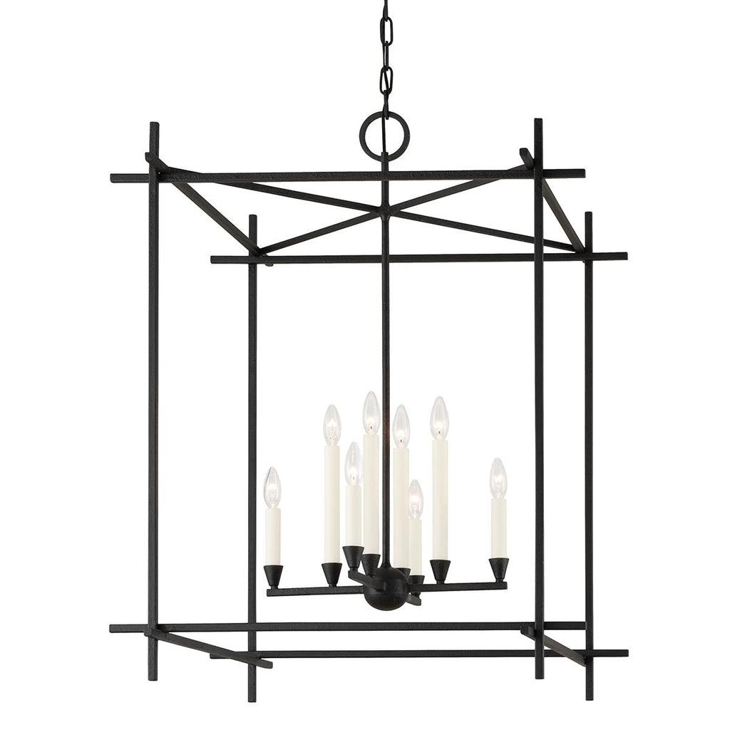 Troy Lighting Huck BLACK IRON 29.75W x 29.75L x 39H Pendant