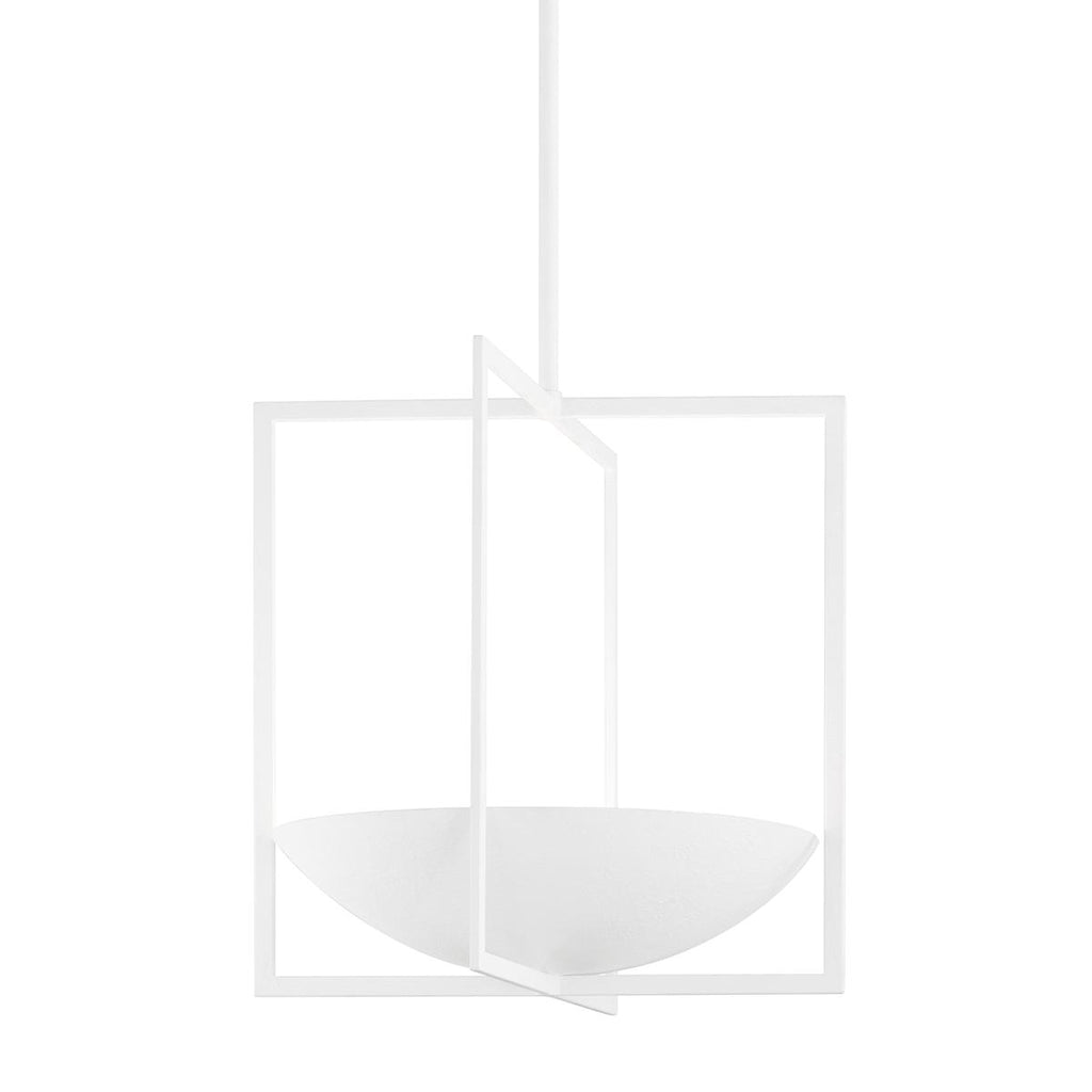 Troy Lighting Loki GESSO WHITE 24W x 24L x 24.25H Pendant