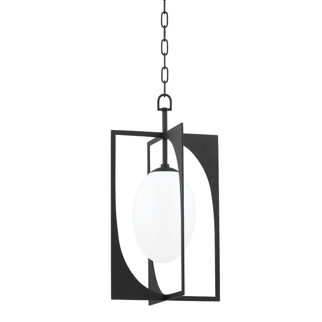 Troy Lighting Enzo BLACK IRON 13W x 13L x 242.5H Pendant