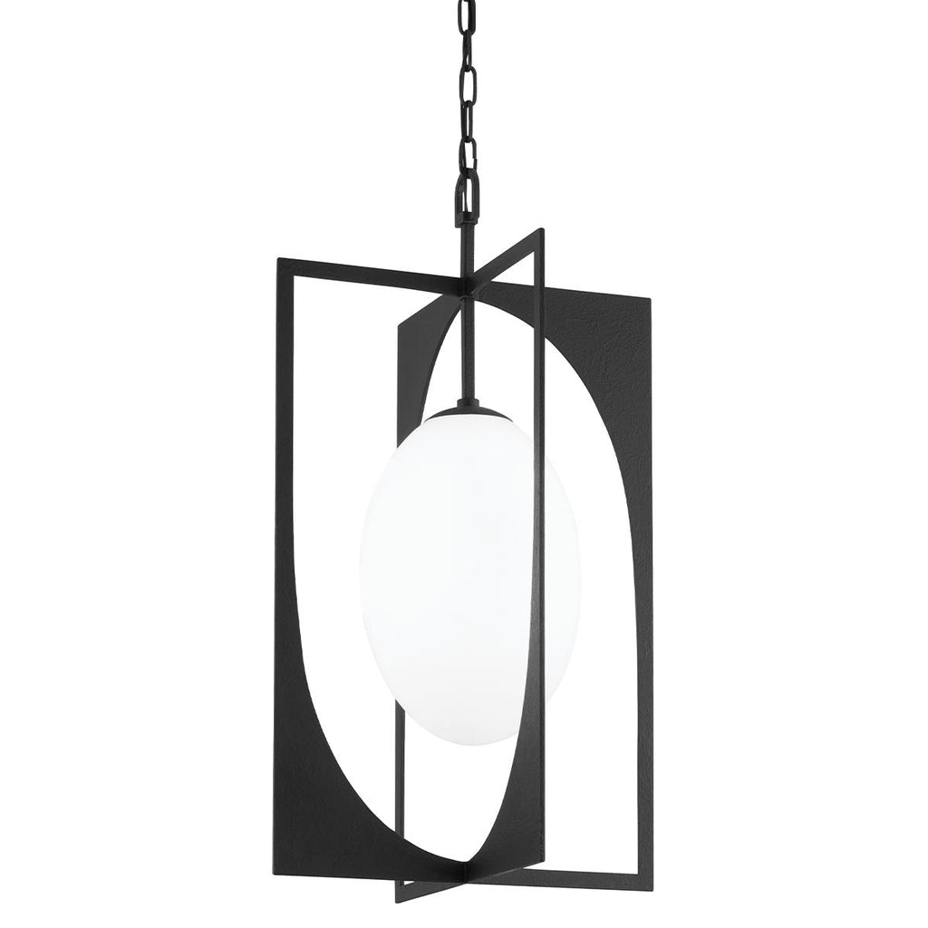 Troy Lighting Enzo BLACK IRON 18W x 18L x 32H Pendant