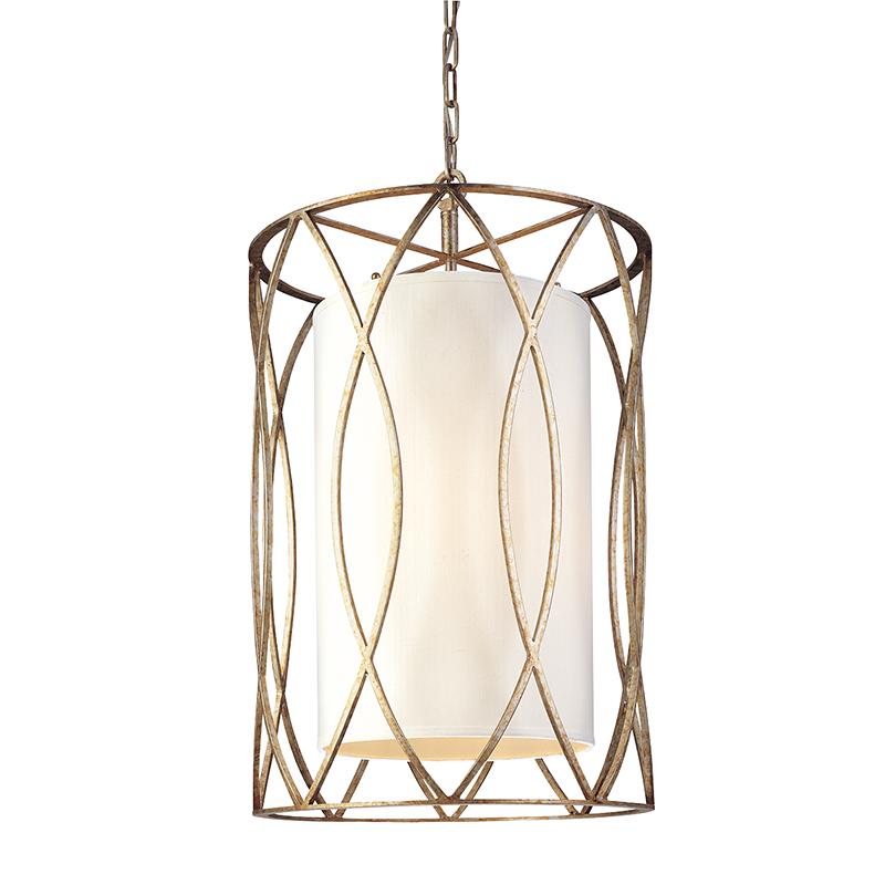 Troy Lighting Sausalito SILVER GOLD 17.75W x 17.75L x 28.25H Pendant