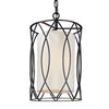 Troy Lighting Sausalito Textured Iron 13W X 13L X 22H Pendant