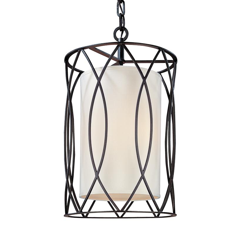 Troy Lighting Sausalito TEXTURED IRON 13W x 13L x 22H Pendant