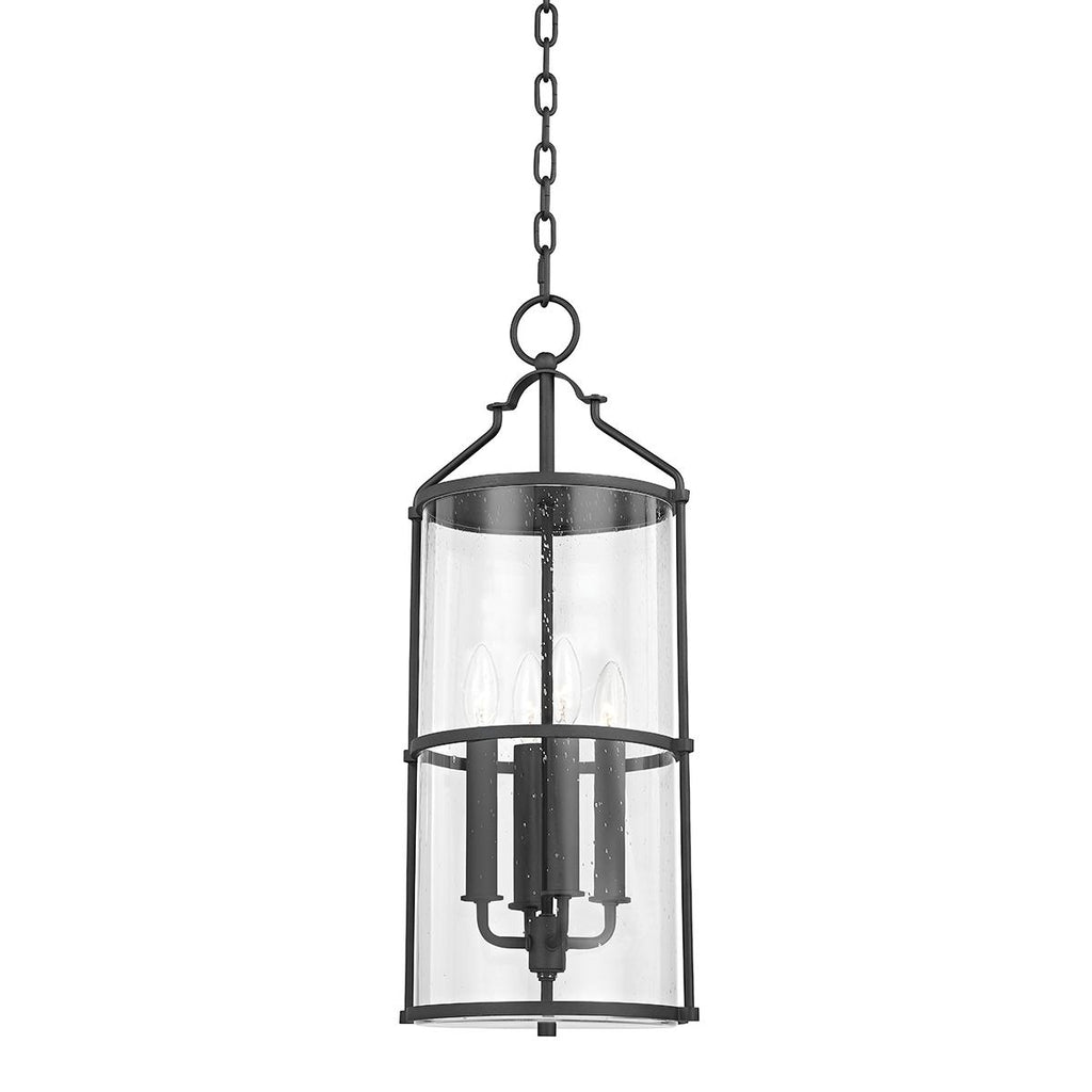 Troy Lighting Burbank TEXTURED BLACK 10W x 10L x 24.25H Pendant