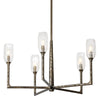 Troy Lighting Lyle Black Patina Gold 36W X 36L X 20H Chandelier