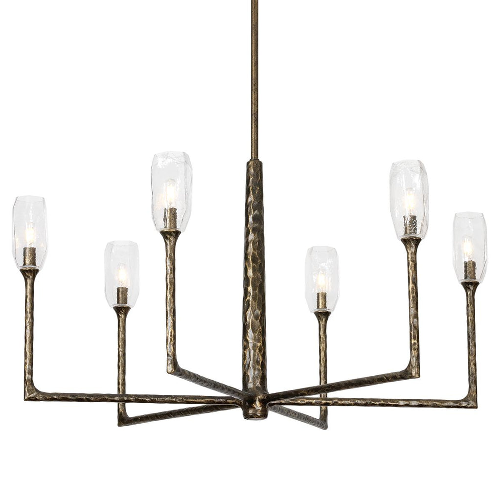 Troy Lighting LYLE BLACK PATINA GOLD 36W x 36L x 34.25H Chandelier