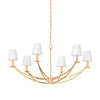 Troy Lighting Bo Vintage Gold Leaf 41W X 41L X 19.25H Chandelier