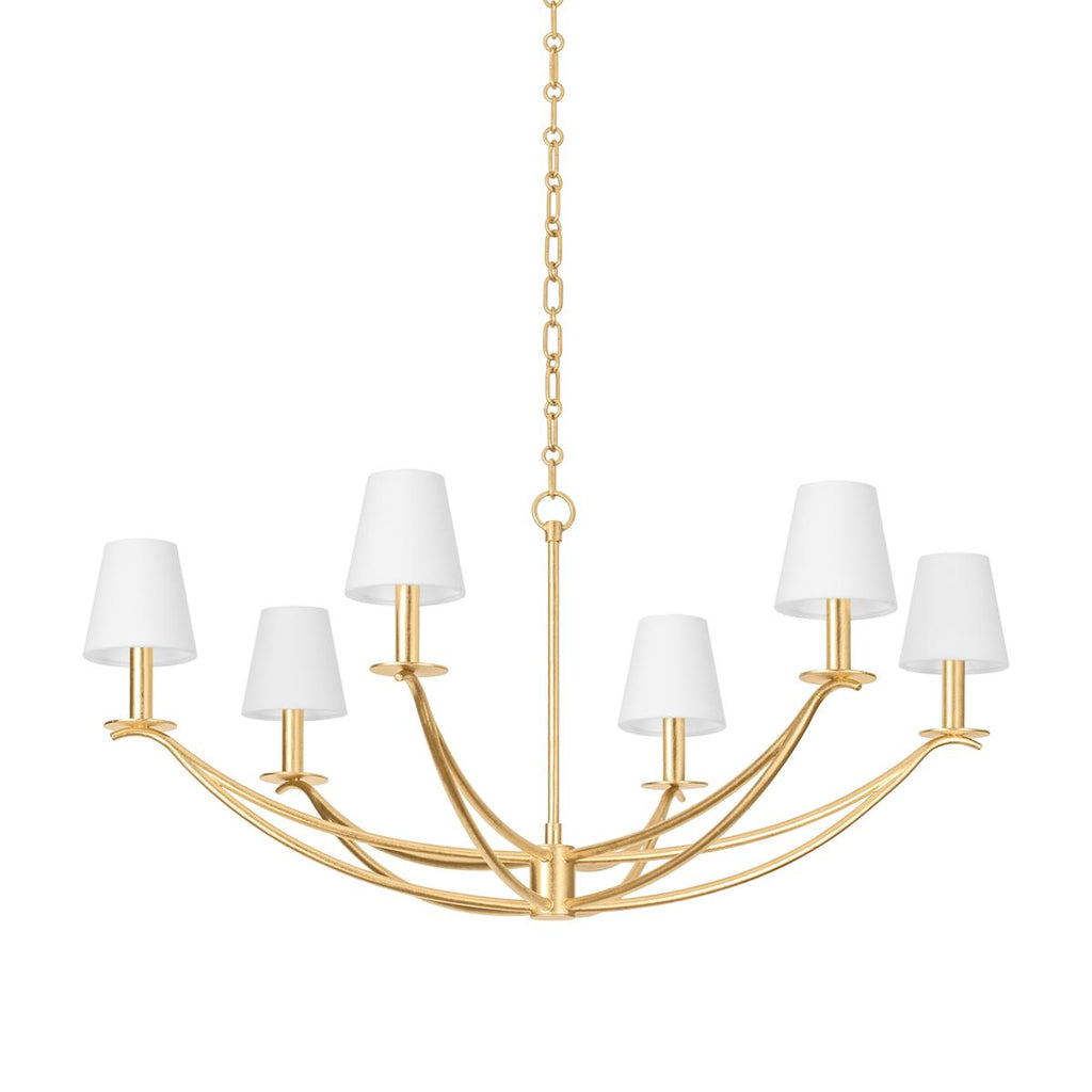 Troy Lighting Bo Vintage Gold Leaf 41W x 41L x 19.25H Chandelier