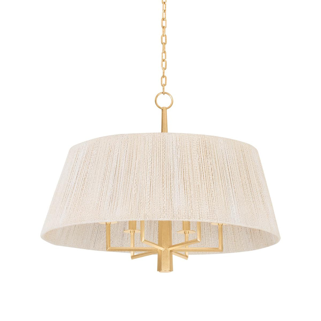 Troy Lighting Azar Vintage Gold Leaf 30W x 30L x 23.25H Pendant