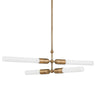 Troy Lighting Darby Patina Brass 36.75W X 50L X 12H Chandelier