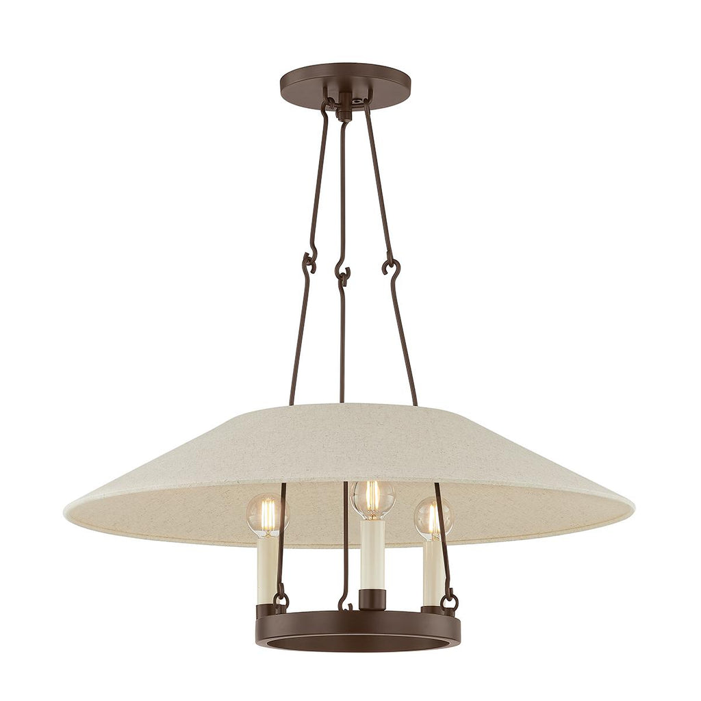 Troy Lighting ARCHIVE Bronze 25W x 25L x 10H Chandelier