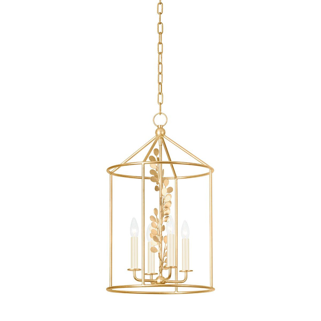 Troy Lighting ADRIENNE Vintage Gold Leaf 15.5W x 15.5L x 26H Pendant