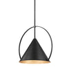 Troy Lighting Mari Gold Leaf/Soft Black Combo 18W X 18L X 15.25H Pendant