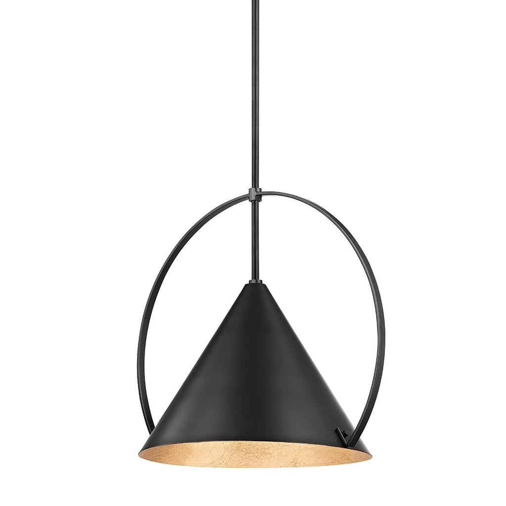 Troy Lighting Mari Gold Leaf/soft Black Combo 18W x 18L x 15.25H Pendant