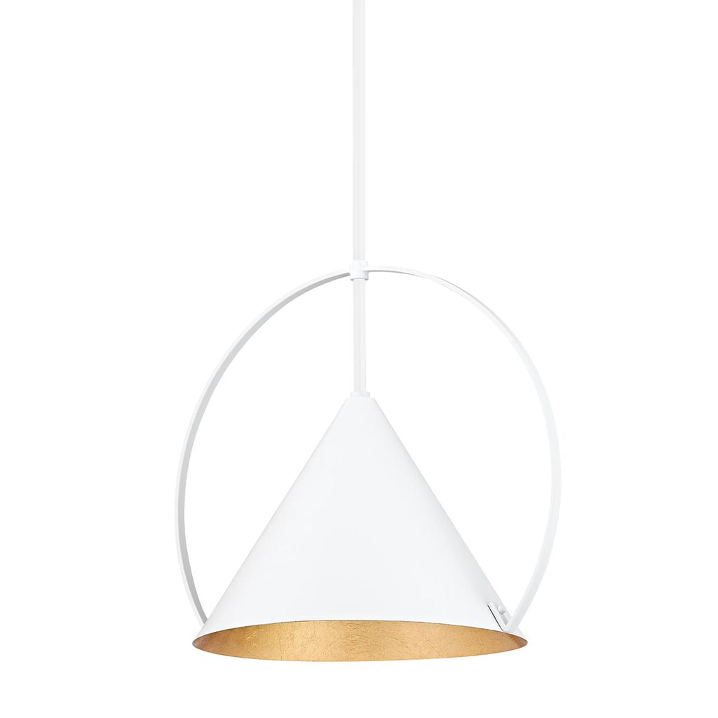 Troy Lighting Mari Gold Leaf/soft White Combo 18W x 18L x 15.25H Pendant