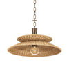 Troy Lighting Landry Bronze Leaf 20W X 20L X 10H Pendant