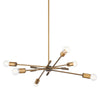 Troy Lighting Chino Patina Brass 43.75W X 43.75L X 15H Chandelier