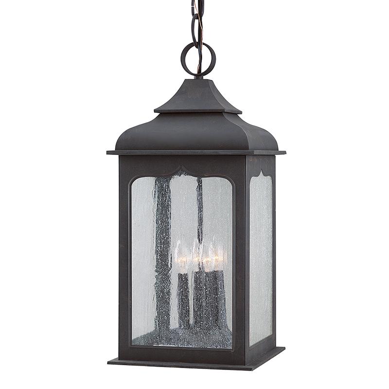 Troy Lighting Henry Street TEXTURED BRONZE 11W x 11L x 24.25H Pendant