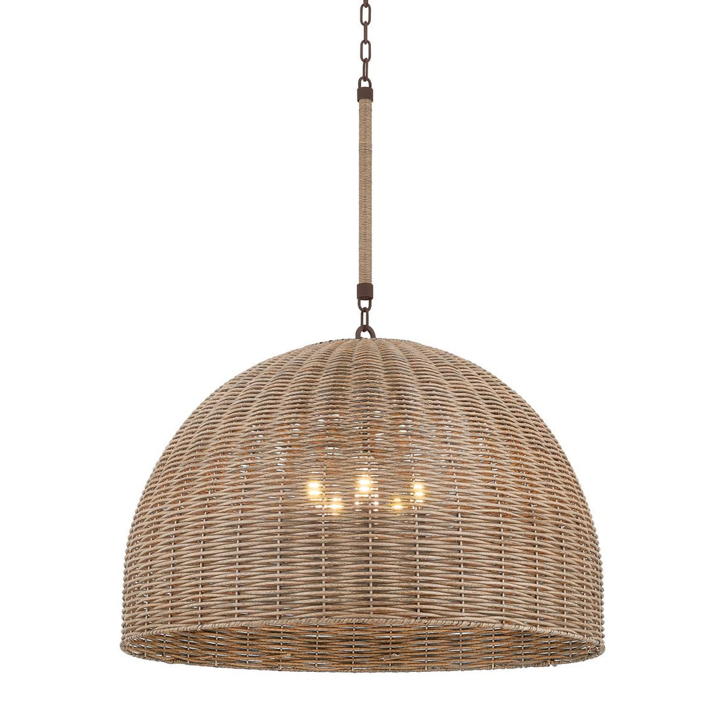 Troy Lighting Huxley TEXTURED BRONZE 34W x 34L x 23.25H Pendant