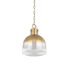 Troy Lighting Beryl Patina Brass 11.75W X 11.75L X 15.25H Pendant