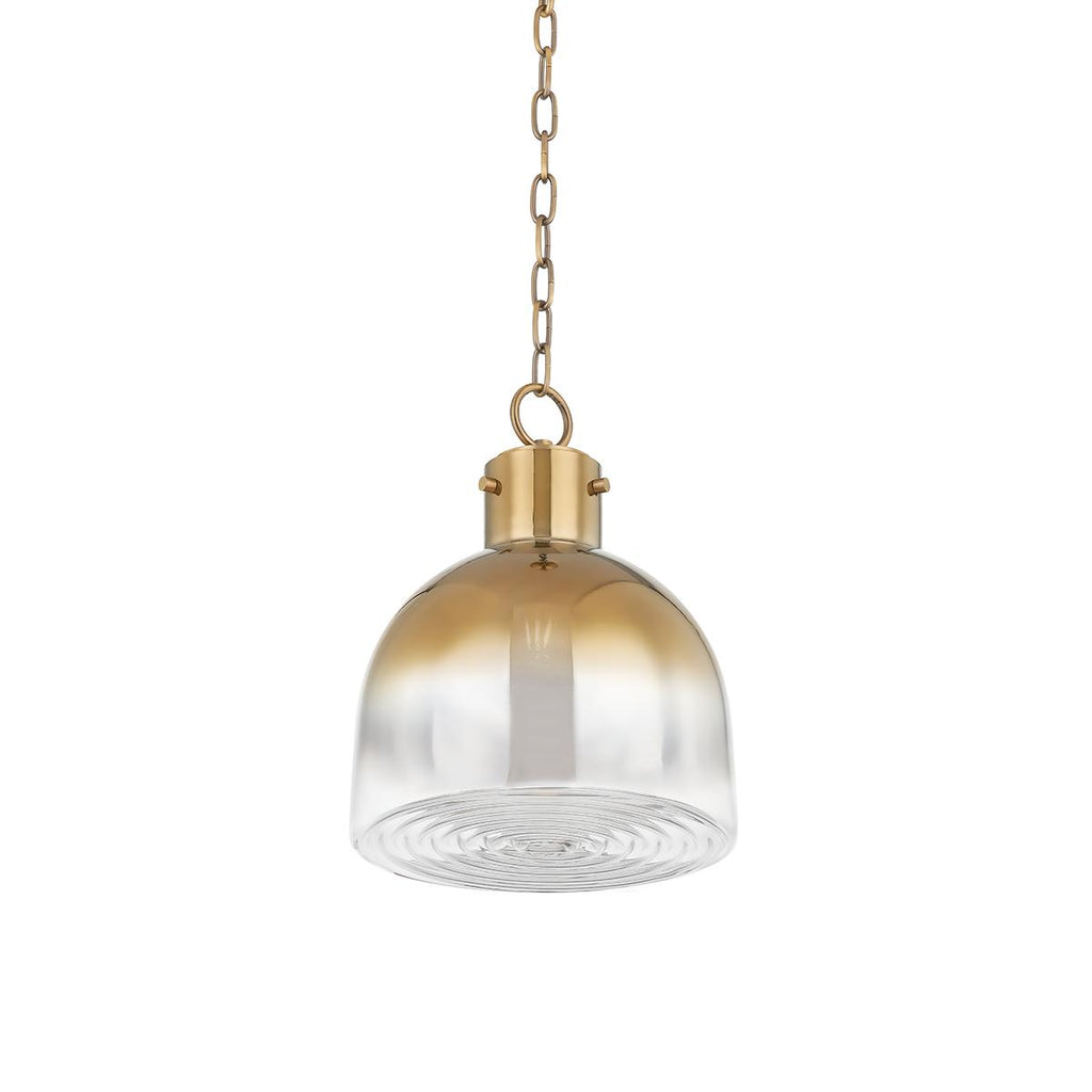 Troy Lighting BERYL PATINA BRASS 11.75W x 11.75L x 15.25H Pendant