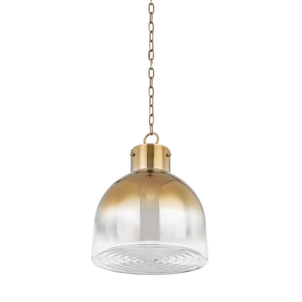 Troy Lighting BERYL PATINA BRASS 15.75W x 15.75L x 19H Pendant