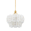 Troy Lighting Jacik Vintage Gold Leaf 24W X 24L X 23.25H Chandelier