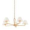 Troy Lighting Ozias Vintage Gold Leaf 36W X 36L X 11.5H Chandelier