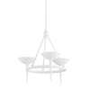 Troy Lighting Cecilia Gesso White 25W X 25L X 23.5H Chandelier