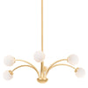 Troy Lighting Orinda Vintage Gold Leaf 38.75W X 38.75L X 13.75H Chandelier