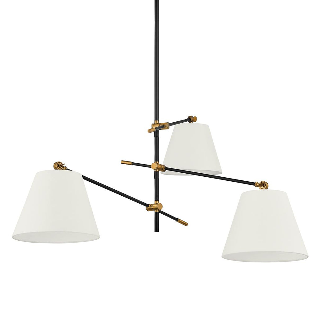 Troy Lighting Navin PATINA BRASS 52.5W x 52.5L x 25.5H Chandelier