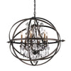 Troy Lighting Byron Vintage Bronze 32.25W X 38.25L X 33.5H Chandelier