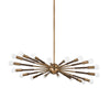 Troy Lighting Obie Patina Brass/Bronze 36.25W X 36.25L X 9.25H Chandelier