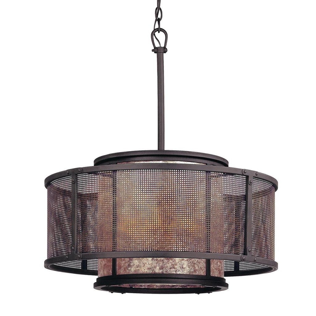 Troy Lighting Copper Mountain Bronze 26W x 26L x 29H Chandelier