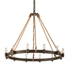 Troy Lighting Pike Place Shipyard Bronze 32W X 32L X 31.75H Chandelier