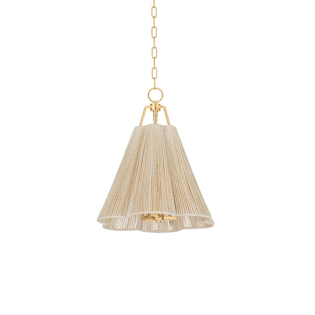 Troy Lighting Sonoma Vintage Gold Leaf 18W x 18L x 20.25H Pendant