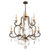 Troy Lighting Bordeaux Parisian Bronze 32.25W X 37.75H Chandelier