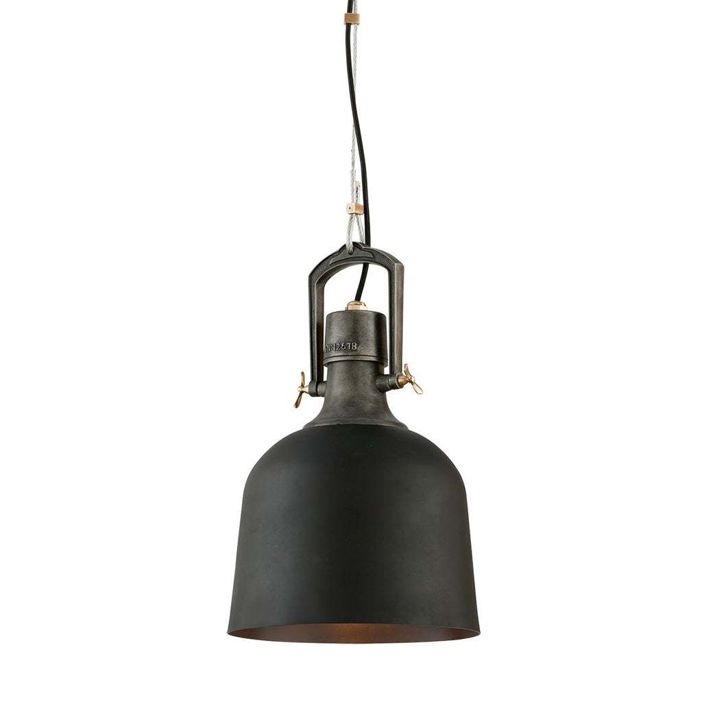 Troy Lighting Hangar 31 SOFT BLACK 11.75W x 11.75L x 18.75H Pendant