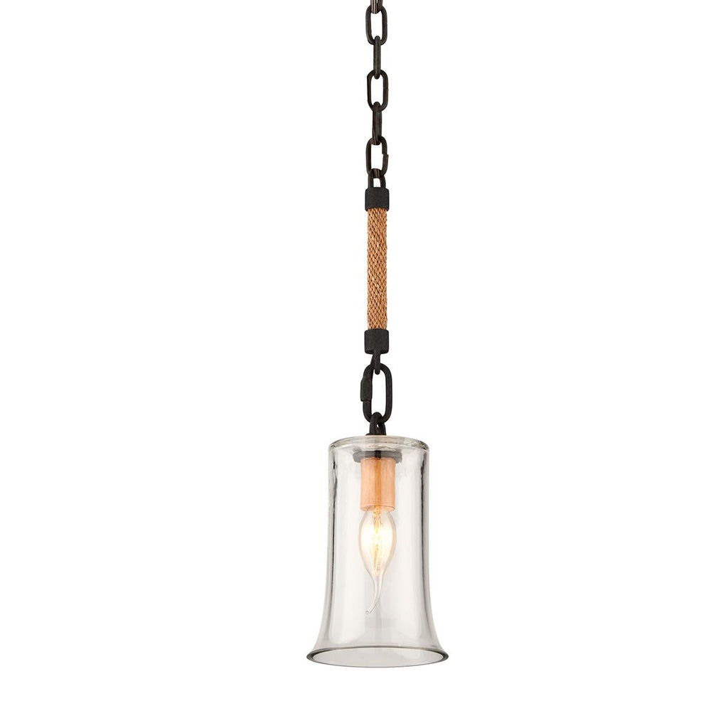 Troy Lighting Pier 39 SHIPYARD BRONZE 5W x 5L x 9H Pendant