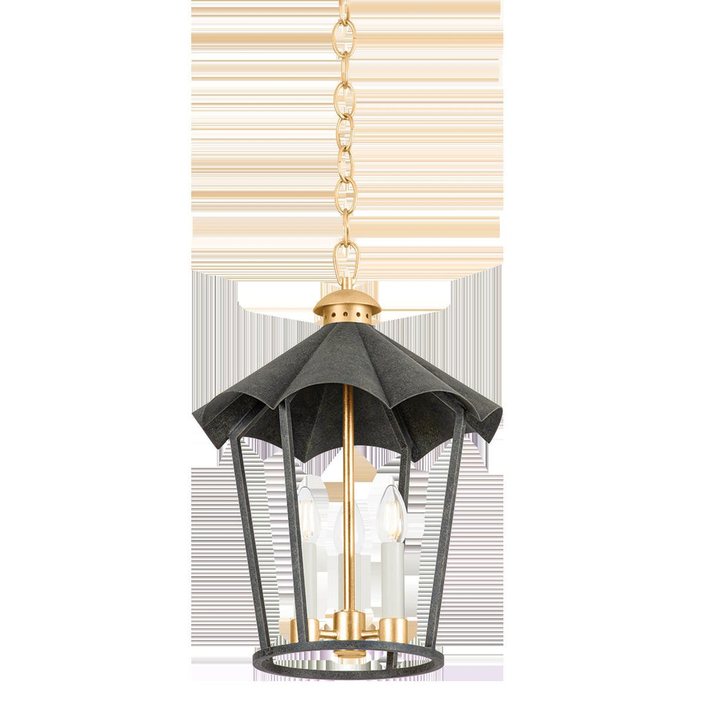 Troy Lighting WILDOMAR VINTAGE GOLD LEAF/FRENCH IRON 13.5W x 13.5L x 18.75H Pendant