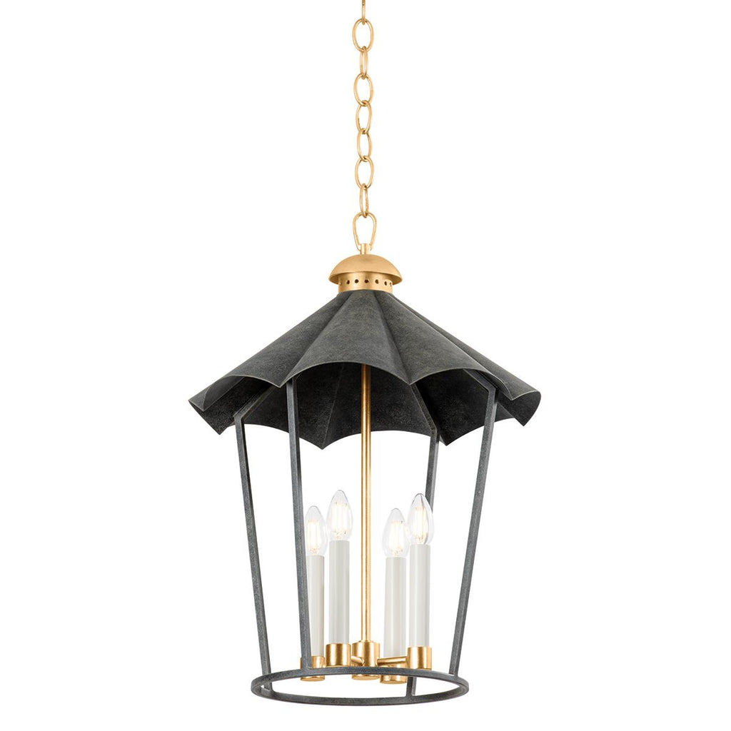 Troy Lighting WILDOMAR VINTAGE GOLD LEAF/FRENCH IRON 17.5W x 17.5L x 24.25H Pendant