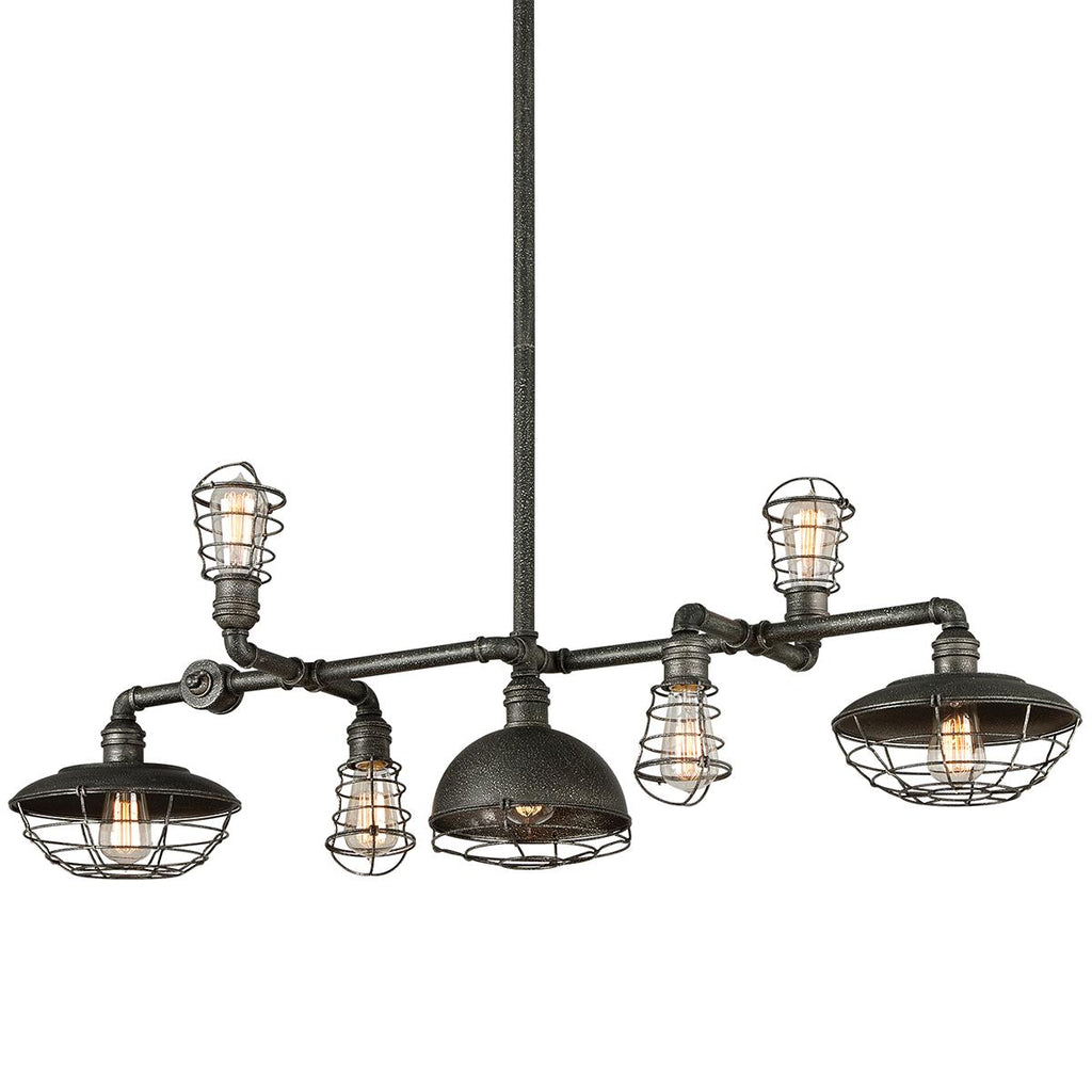 Troy Lighting Conduit OLD SILVER 17.75W x 46.5L x 16.75H Pendant