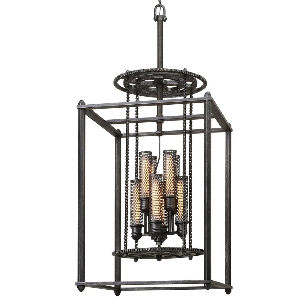 Troy Lighting Atlas AGED PEWTER 22W x 22L x 49.25H Pendant