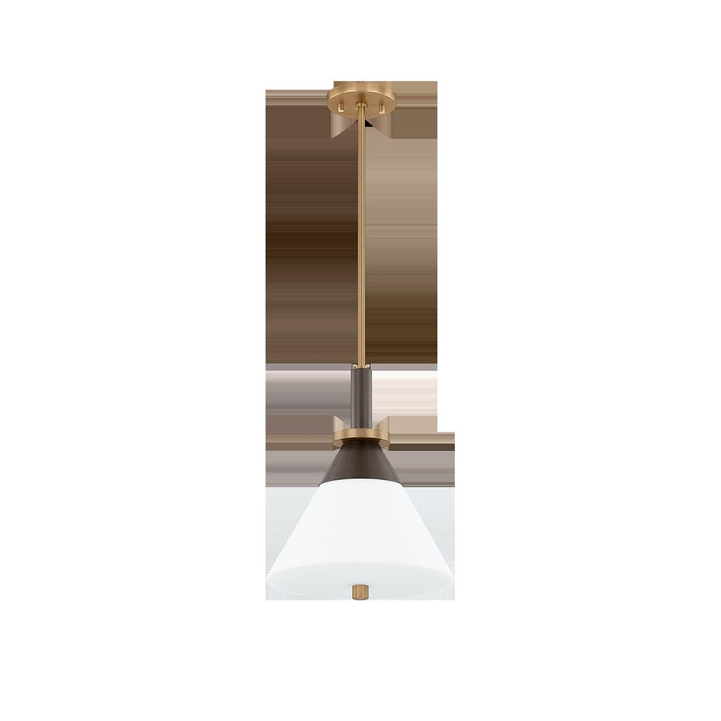 Troy Lighting STATON PATINA BRASS/BRONZE 12W x 12L x 15.25H Pendant