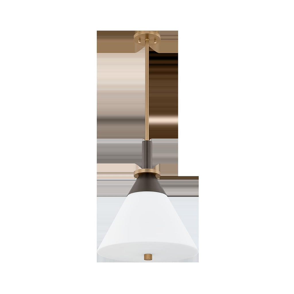 Troy Lighting STATON PATINA BRASS/BRONZE 16W x 16L x 19.5H Pendant