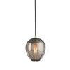 Troy Lighting Odyssey Textured Black & Polish Nickel 7W X 7L X 10.75H Pendant