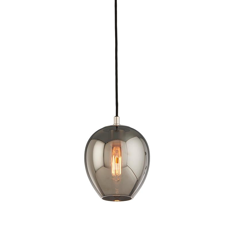 Troy Lighting Odyssey TEXTURED BLACK & POLISH NICKEL 7W x 7L x 10.75H Pendant